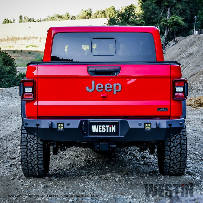 Jeep Gladiator 2020 Westin avec capteurs Pare-chocs arrière WJ2 avec capteur - Noir texturé