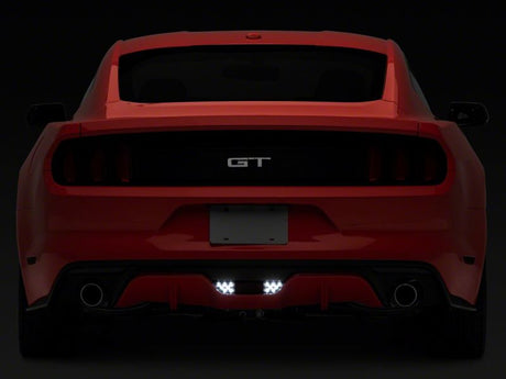 Feu de recul axial à LED Raxiom 15-17 Ford Mustang avec feu de position et feu stop triple clignotant - Fumé