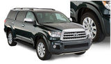 Bushwacker 08-15 Toyota Sequoia OE Style Flares 4pc Compatible avec garde-boue d'usine - Noir