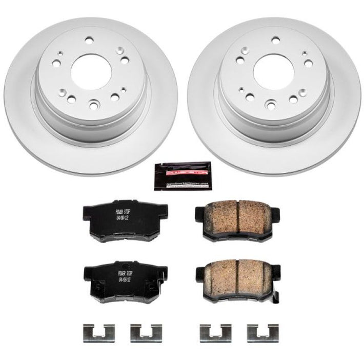 Kit de freins arrière Power Stop 02-04 Honda CR-V Z17 Evolution Geomet avec revêtement