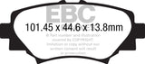 Plaquettes de frein arrière Yellowstuff EBC 14+ Mazda 3 2.0 (fabrication japonaise)