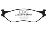 Plaquettes de frein avant EBC Greenstuff pour Ford Econoline E550 02-05