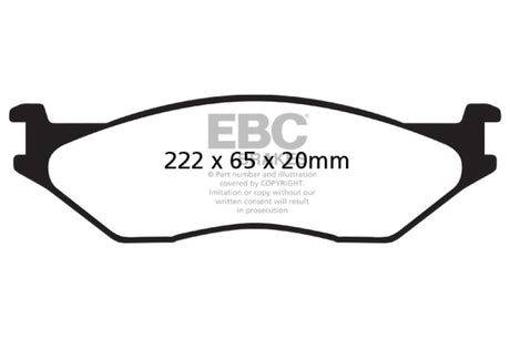 Plaquettes de frein avant EBC Greenstuff pour Ford Econoline E550 02-05