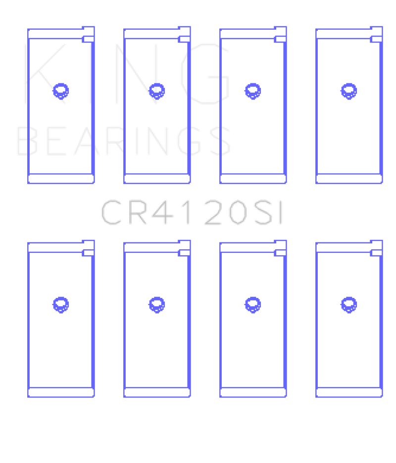King Engine Bearings Mitsubishi 4G63/64 DOHC (Size +0.5) Rod Bearing Set