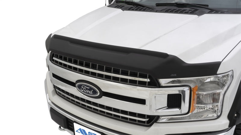 Protecteur de capot à profil bas texturé AVS 15-18 pour Ford F-150 Aeroskin II - Noir