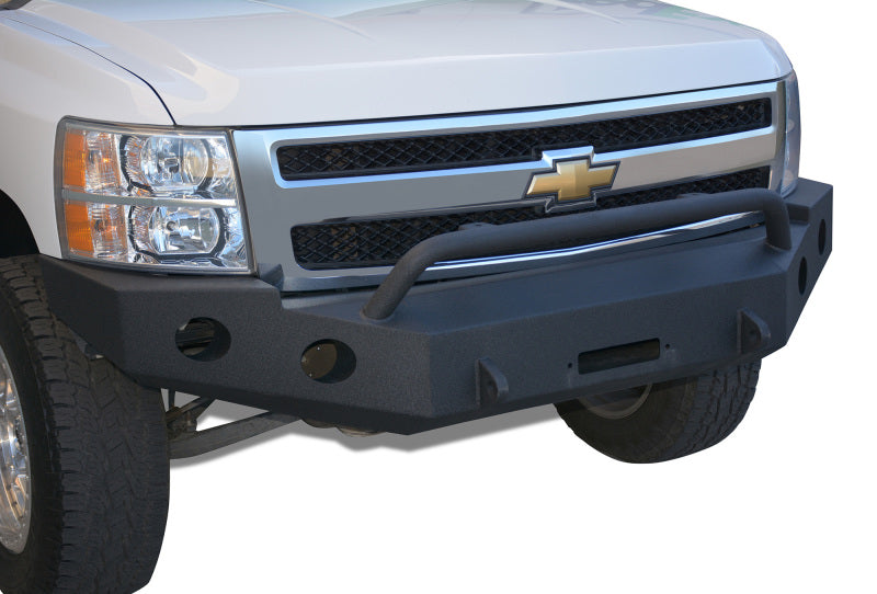 Pare-chocs avant DV8 Offroad 07-13 Chevrolet Silverado 1500 - Revêtement en poudre noir