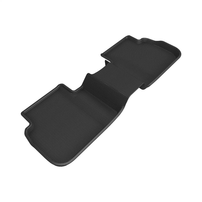 Tapis de sol 3D Maxpider 2022 Honda Civic Kagu pour deuxième rangée - Noir (sans port USB arrière)