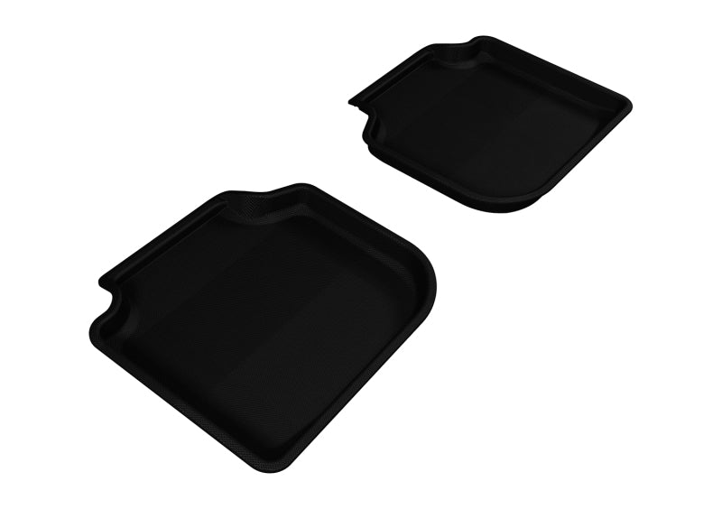 Tapis de sol 3D MAXpider pour Volkswagen Passat Kagu 2012-2019 2e rangée - Noir