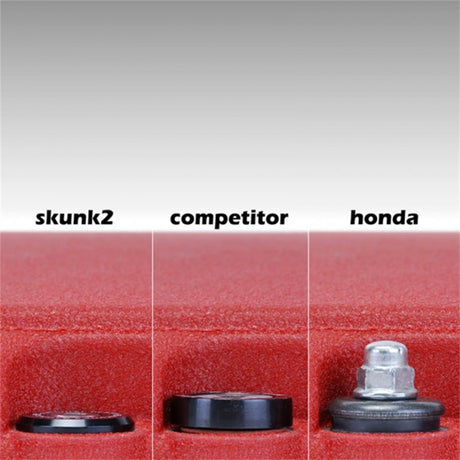 Quincaillerie de couvercle de soupape à profil bas anodisé transparent Skunk2 Honda/Acura série B VTEC