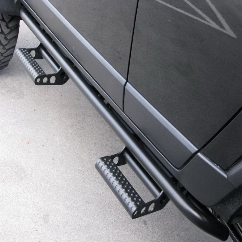 N-Fab RKR Step System 06-17 Toyota FJ Cruiser 4 Door 4 Door - Tex. Black - 1.75in