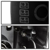 Phares de projecteur Spyder GMC Sierra 1500/2500 07-13 LED Halo- LED Blk Smke PRO-YD-GS07-HL-BSM