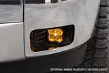 Kit de feux antibrouillard à LED Diode Dynamics SS3 Type CH Sport ABL - Brouillard SAE jaune