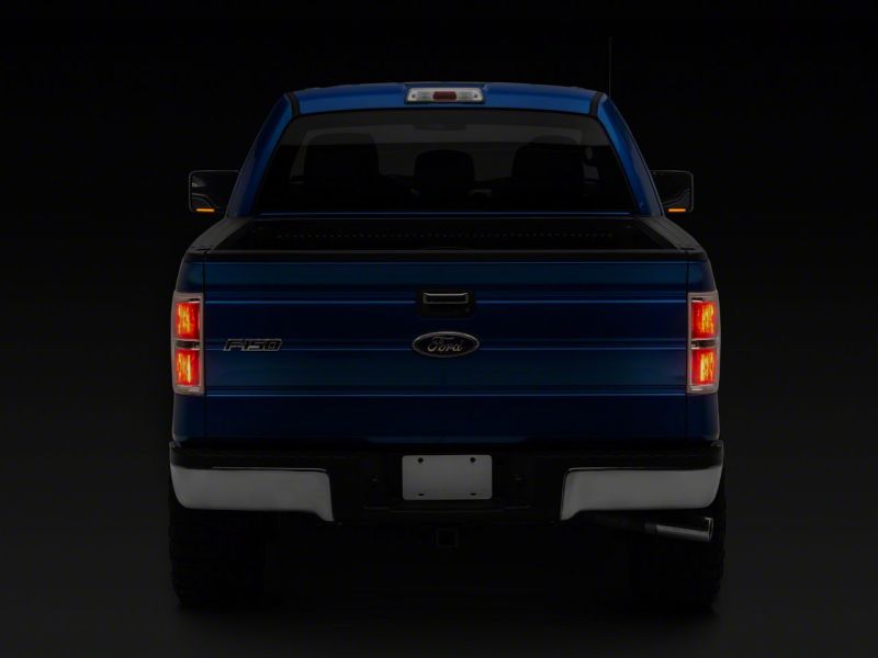 Feux clignotants à LED pour rétroviseurs latéraux de la série Axial de Raxiom 04-14 Ford F-150 - Fumés