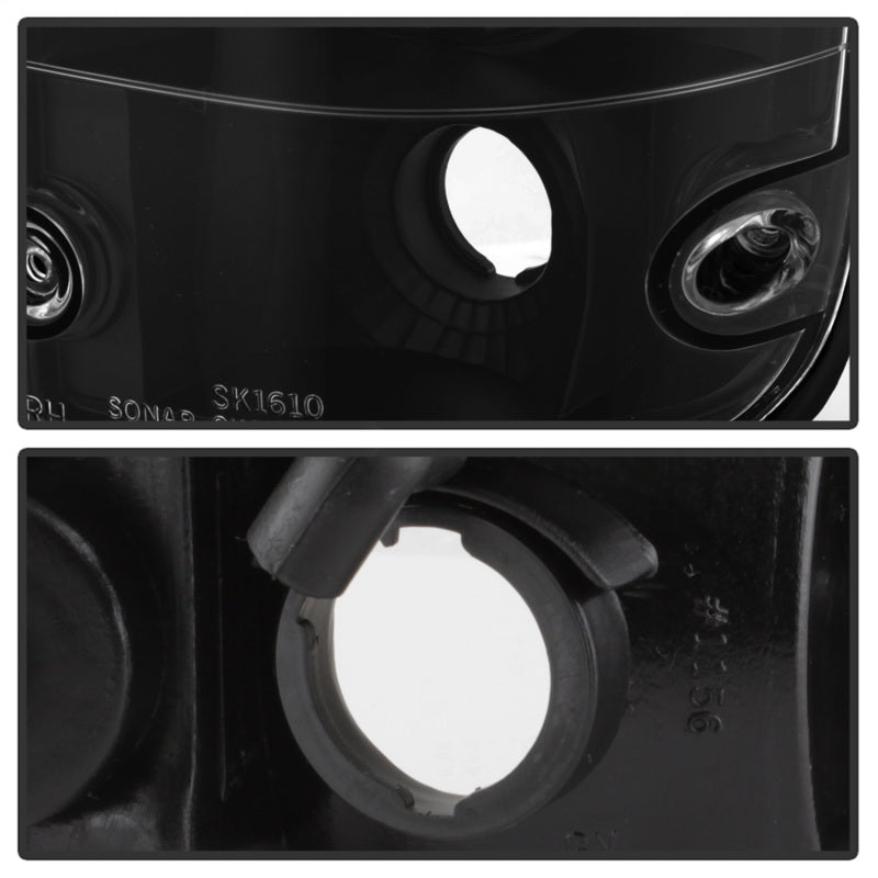 Feux arrière Spyder Toyota Tacoma 95-00 de style européen, noir ALT-YD-TT95-BK