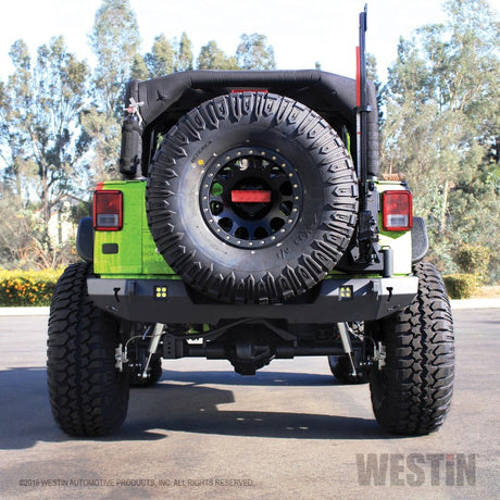 Pare-chocs arrière Westin 07-18 Jeep Wrangler JK WJ2 - Noir texturé