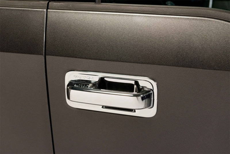 Couvre-poignées de porte Putco 17-20 Ford SuperDuty (4DR) avec trou de serrure côté conducteur (couvre les capteurs fonctionnels)