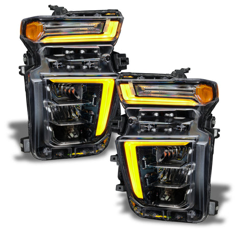 Oracle 20-21 Chevy Silverado HD 2500 RGB+W Headlight DRL Kit - ColorSHIFT w/o Cntrl