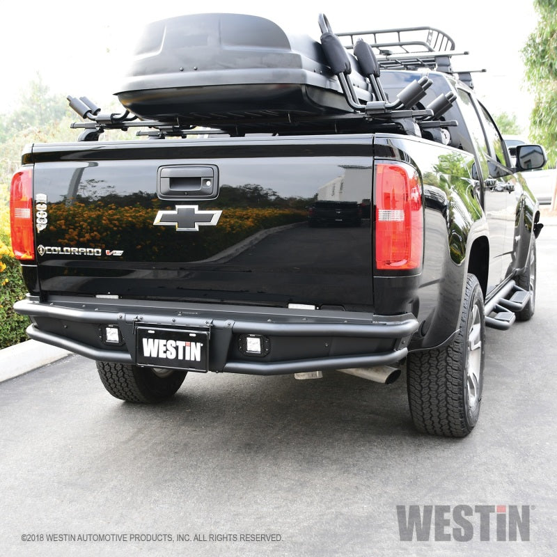 Westin 15-22 Chevrolet Colorado Outlaw Rear Bumper - Textured Black