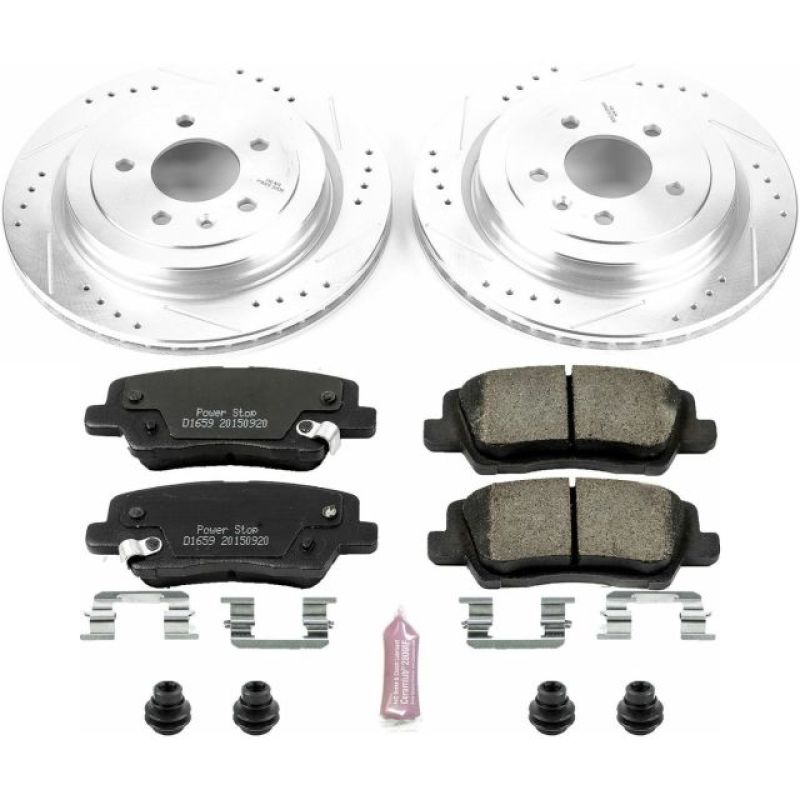 Kit de freins arrière Power Stop 13-15 Cadillac ATS Z23 Evolution Sport