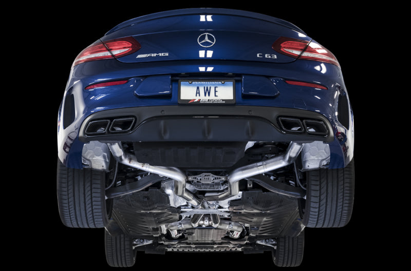 AWE Tuning Mercedes-Benz W205 AMG C63/S Sedan Track Edition Exhaust System (no tips)