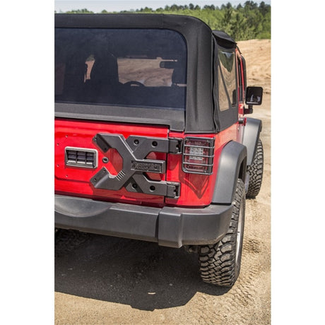 Charnière de porte-pneus Rugged Ridge Spartacus HD moulée 07-18 Jeep Wrangler JK