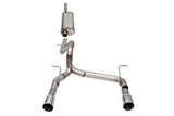 Corsa 2018-2025 Jeep Wrangler JLU 3.6L 2.75in Sport Cat-Back Exhaust w/ 4in Tips