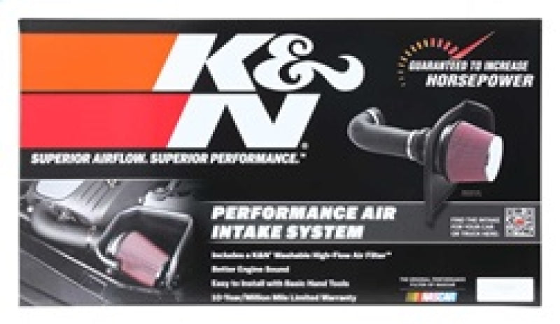 Kit d'admission d'air hautes performances K&amp;N série 63 pour Chevy/GMC 14-15 Silverado/Sierra 1500 5,3 L/6,2 L V8