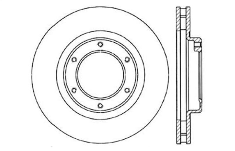 Disque de frein sport fendu et percé StopTech