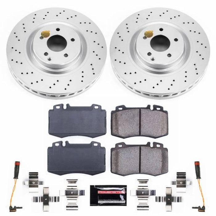 Kit de freins sport Power Stop 02-04 Mercedes-Benz C32 AMG Z23 Evolution avec revêtement avant