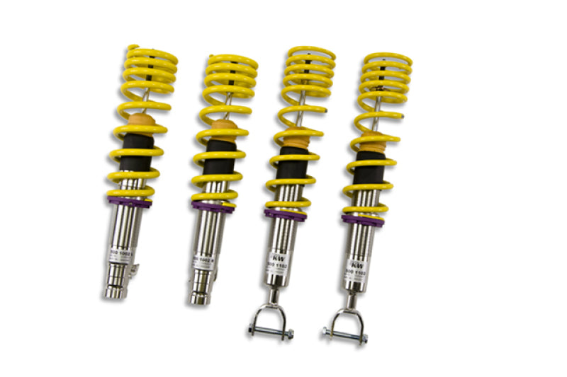 Kit de suspension à ressorts hélicoïdaux KW V1 pour Honda Civic; berline à hayon coupé avec supports de fourche inférieurs arrière