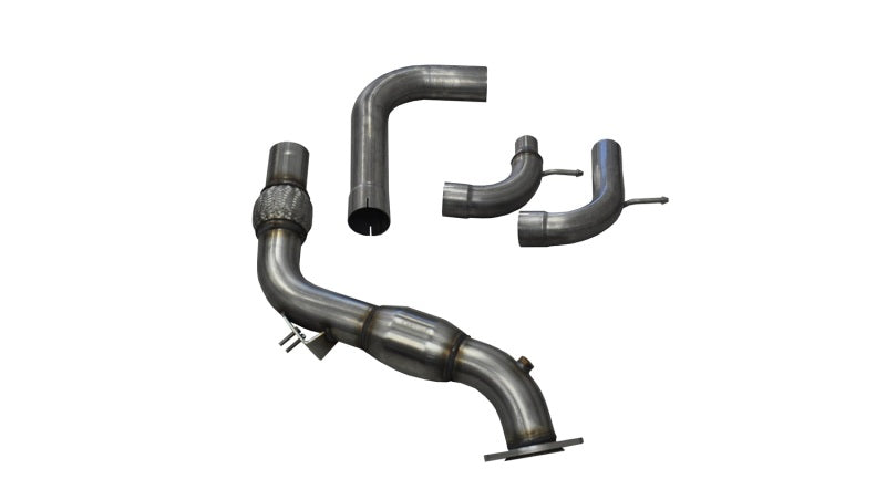 Tuyau de descente de 3 pouces avec convertisseur catalytique à 200 cellules pour Ford Mustang Corsa 15-16