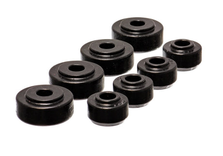 Ensemble de bagues de tige de jambe de force arrière noires Energy Suspension 86-95 Ford Taurus (berline UNIQUEMENT)