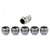 Jeu d'écrous de blocage de roue McGard - 5 pk. (sous le capuchon de moyeu / siège conique) M14X.5 / 22 mm Hex / 0,893 po L. - Argent