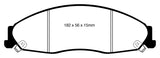 EBC 05-08 Pontiac Grand Prix 5.3 Yellowstuff Front Brake Pads
