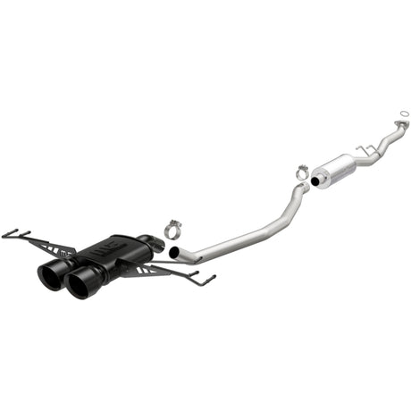 Échappement Cat-Back MagnaFlow 2017 Honda Civic L4 1,5 L Street Series avec embouts noirs