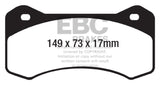 Plaquettes de frein Bluestuff Street et Track Day d'EBC Brakes