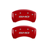 MGP 4 Caliper Covers Engraved Front & Rear SHO Yellow finish black ch