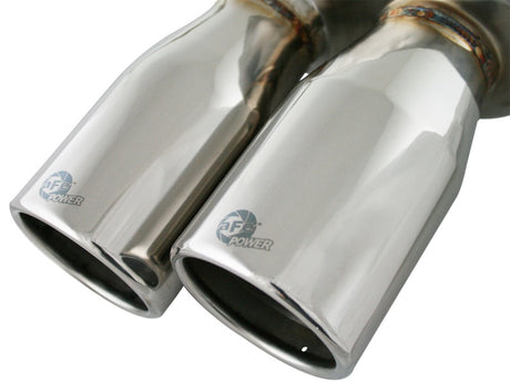 Échappement aFe MACHForce XP Cat-Back 2,5 pouces de diamètre SS-304 embouts polis 07-13 BMW M3 (E92/93) V8 4,0 L