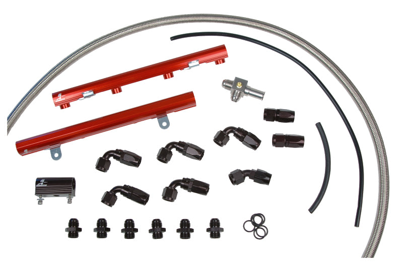 Système de rampe d'alimentation en carburant à 3 soupapes pour Ford Mustang GT 4,6 L Aeromotive 05-06