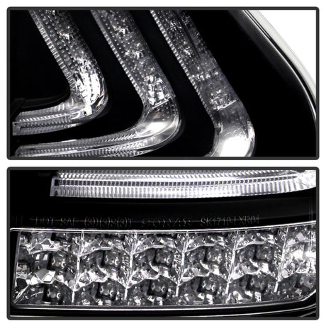 Feux arrière à LED Spyder Lexus RX330/RX350 04-09 Noir ALT-YD-LRX04-LED-BK