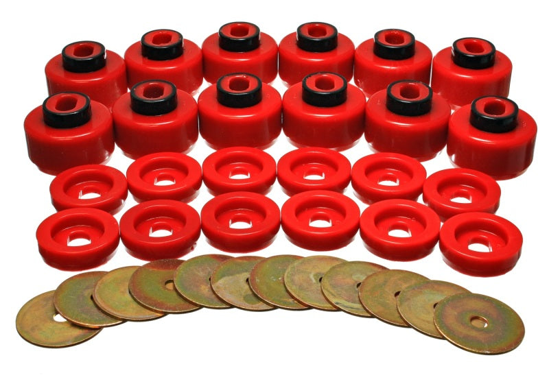 Kit de montage de carrosserie Energy Suspension - Rouge