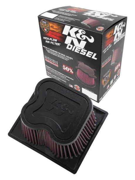 Filtre à air de rechange K&amp;N 10-11 Dodge Ram 2500/3500/4500/5500 6,7 L L6 Diesel