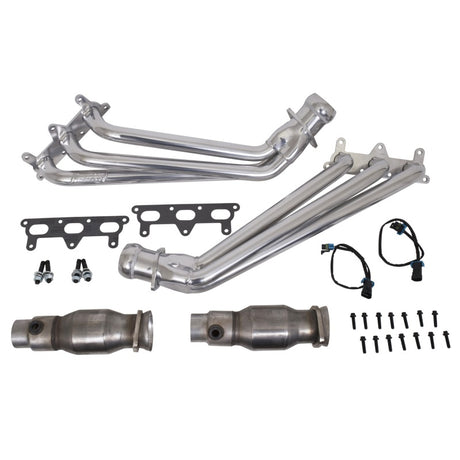 Collecteurs d'échappement à tube long BBK 10-11 Camaro V6 avec convertisseurs - 1-5/8 Silver Ceramic