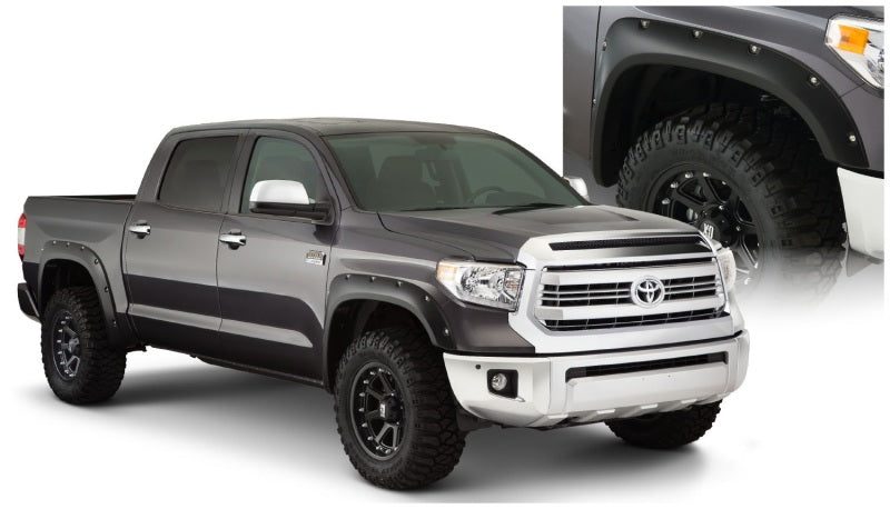 Élargisseurs de benne Bushwacker 14-18 Toyota Tundra Fleetside Pocket Style 4 pièces 66,7/78,7/97,6 po - Noir