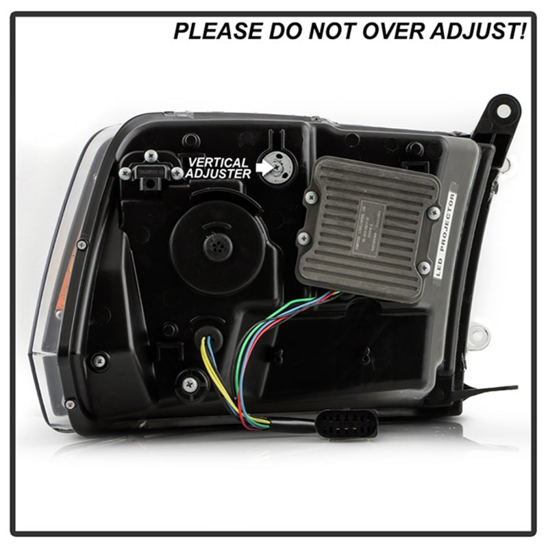 Phares de projecteur Spyder 13-18 Dodge RAM 1500 / 13-19 RAM 2500/3500