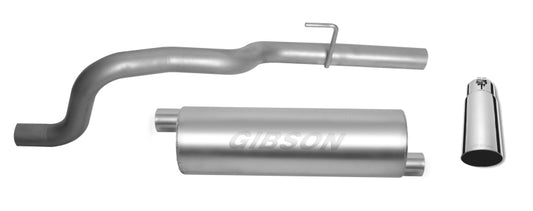 Échappement simple Cat-Back de 2,5 pouces pour Jeep Grand Cherokee Laredo 4,0 L de Gibson 99-01 - Acier inoxydable