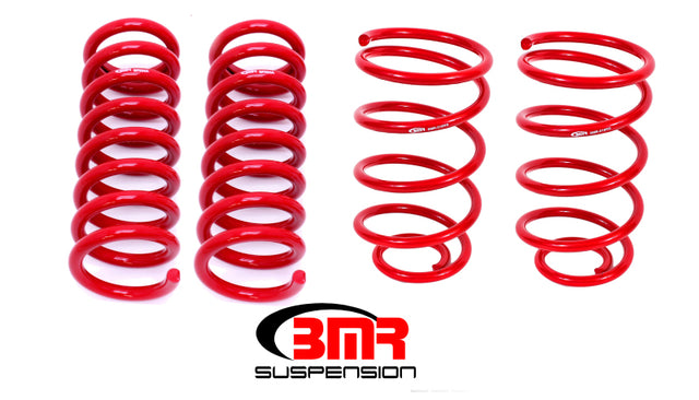BMR 64-66 A-Body Lowering Spring Kit (Set Of 4) - Red BMR Suspension