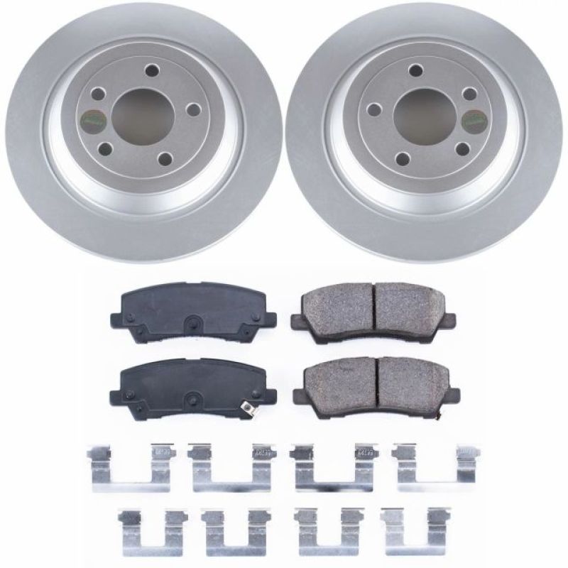 Power Stop 15-19 Ford Mustang Rear Z17 Evolution Geomet Coated Brake Kit