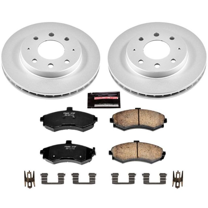 Kit de freins avant Power Stop 02-05 Hyundai Elantra Z17 Evolution Geomet avec revêtement