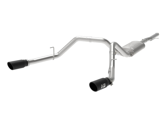 aFe Apollo GT Series 3 IN 409 SS Cat-Back Exhaust System w/ Black Tip GM Sierra 1500 09-18